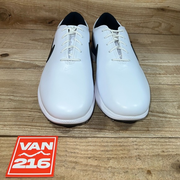 NEW: Nike Men's Air Zoom Victory Tour 2 Golf Shoes White/Black: DJ6569-100 - Picture 2 of 12